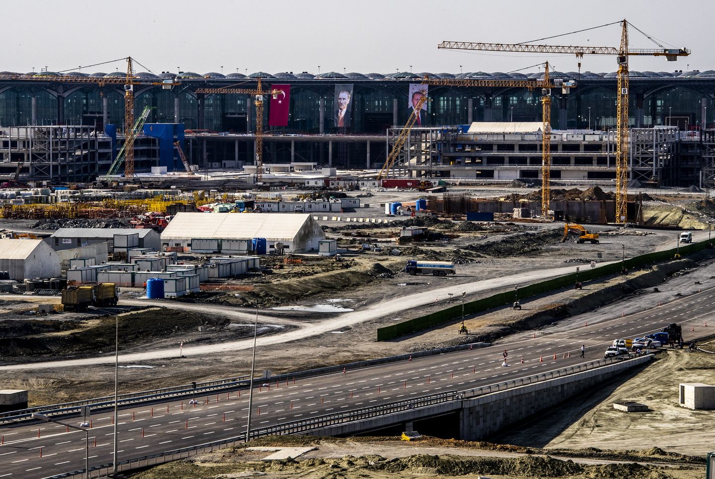 Istanbuli uue lennujaama ehitus.