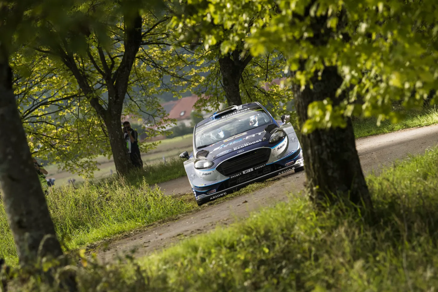 Ott Tänak Saksamaa ralli testikatsel.