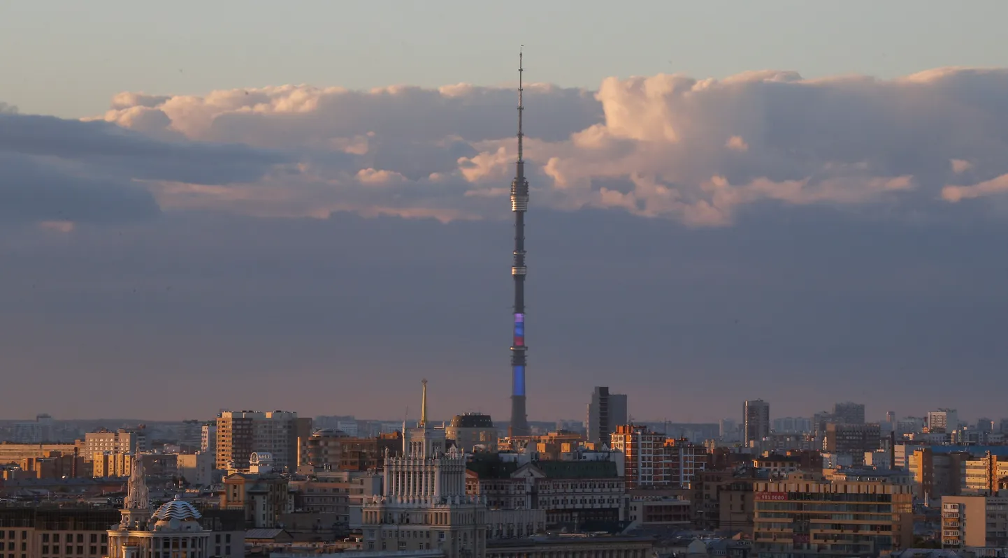 Ostankino teletorn Moskvas.