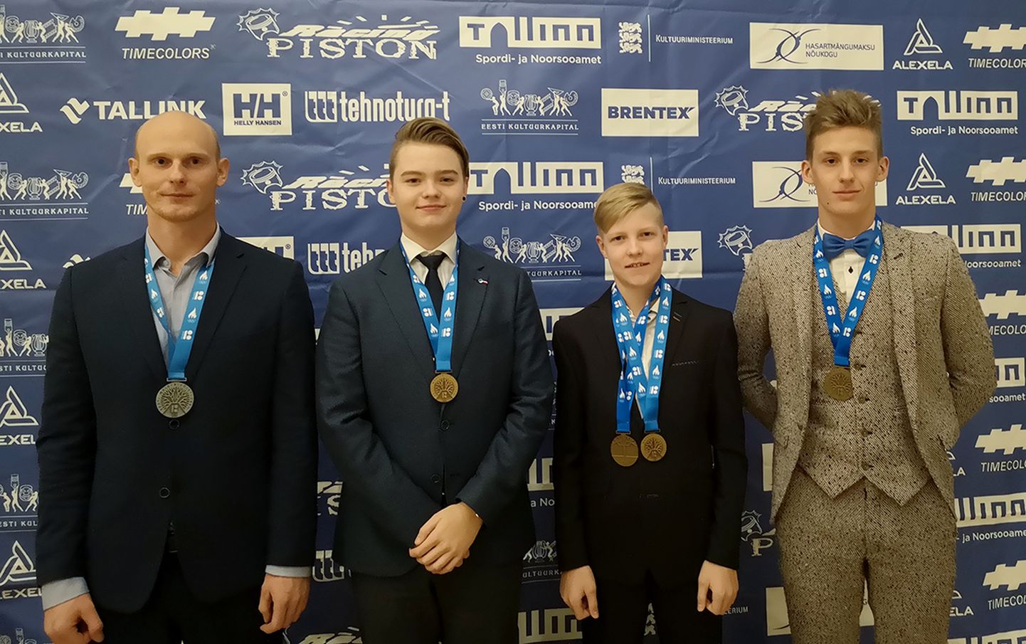 Vasakult: Erik Aaslav-Kaasik, Stefan Arand, Mattias Reinaas ja Marten Männi.