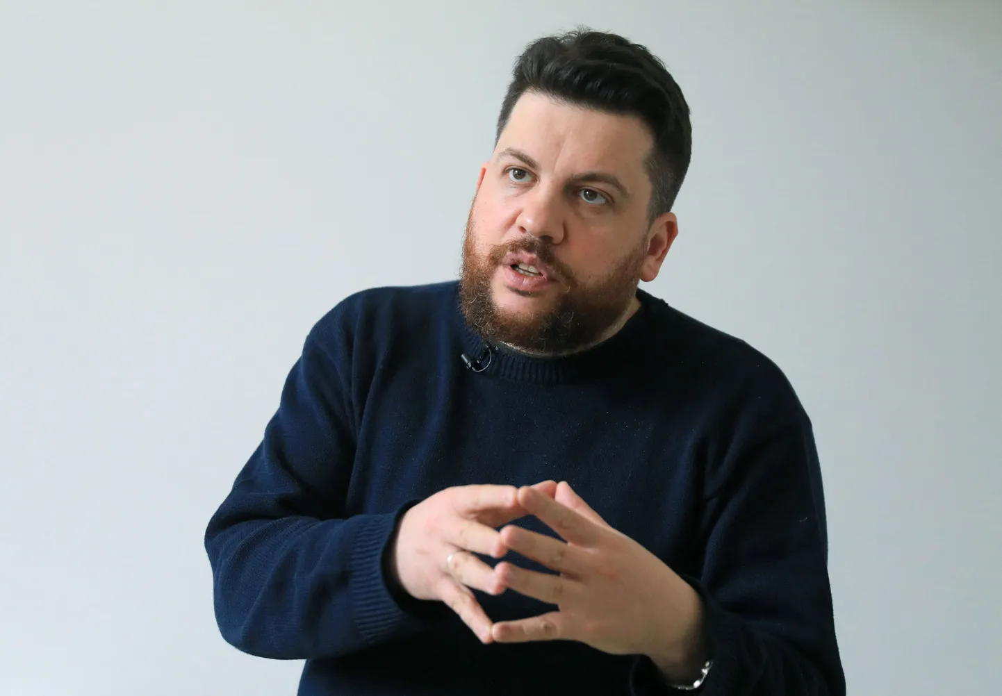 Ieslodzītā Krievijas opozīcijas līdera Alekseja Navaļnija līdzgaitnieks un Navaļnija reģionālo štābu vadītājs Leonīds Volkovs.