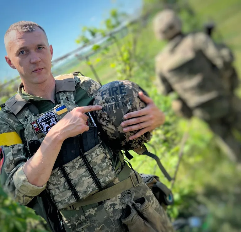 Младший сержант ВСУ Юрий Гудыменко на фронте