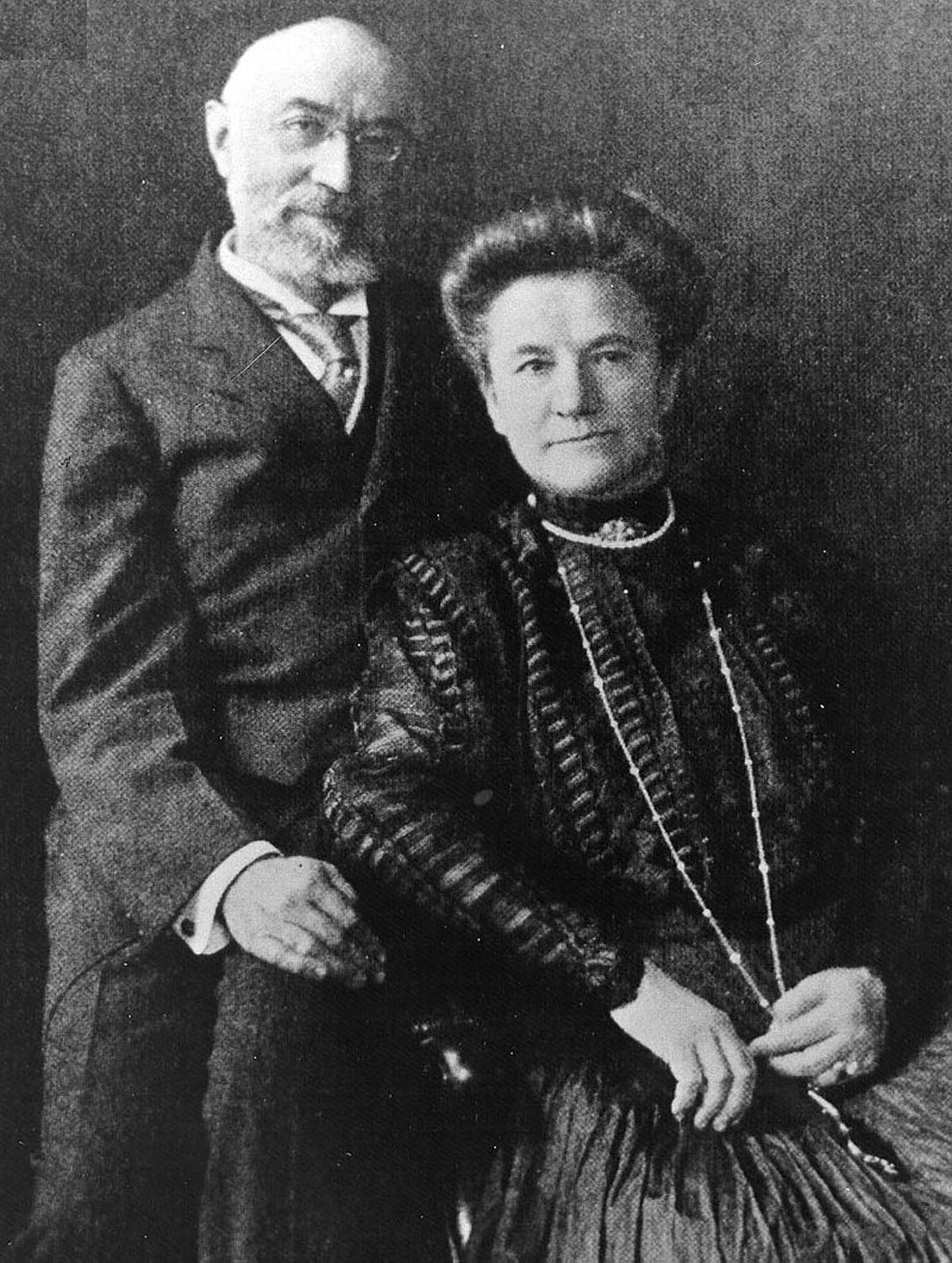 Исидор Штраус и его жена Ида