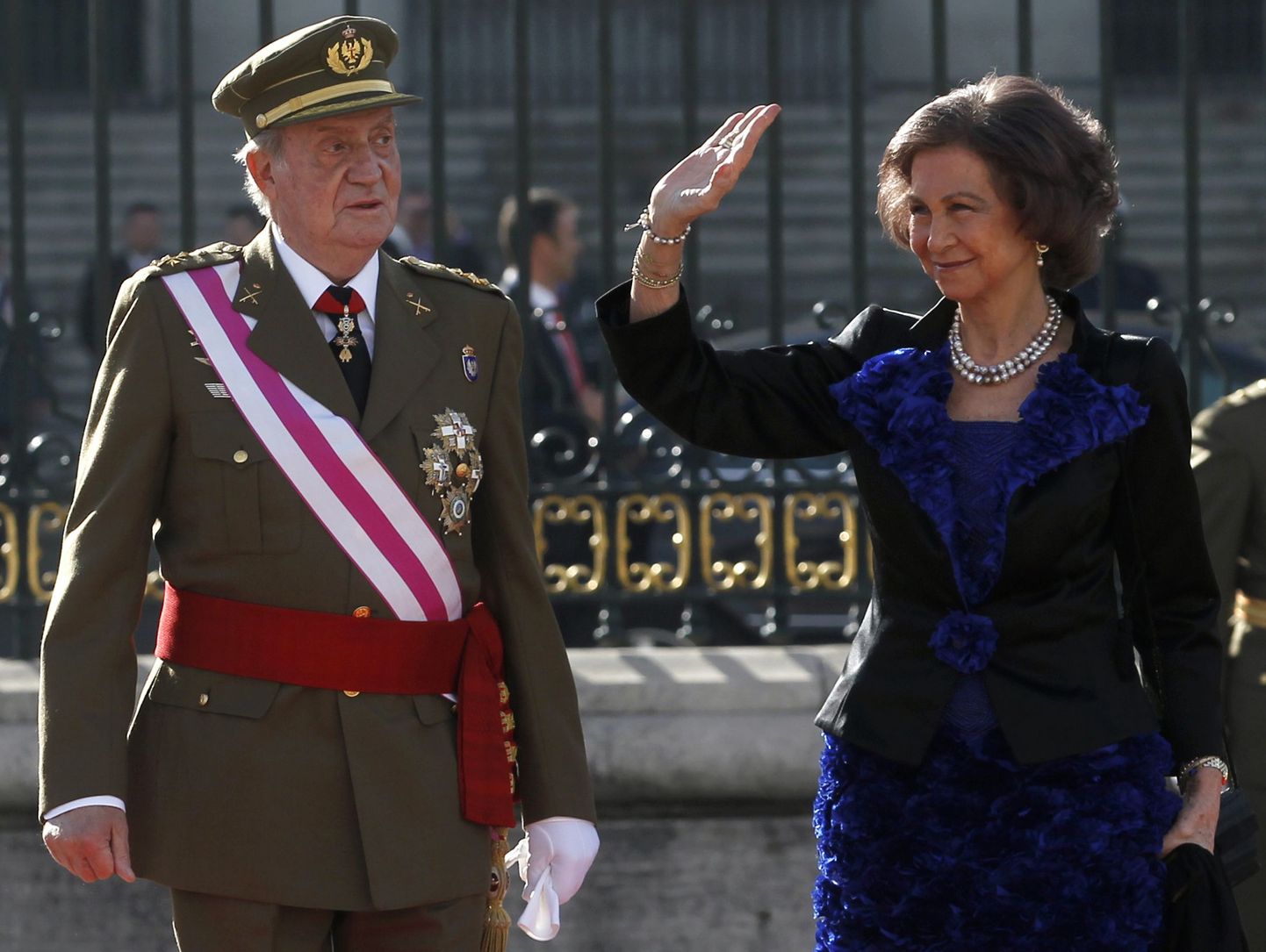 Hispaania kuningas Juan Carlos ja kuninganna Sofia.