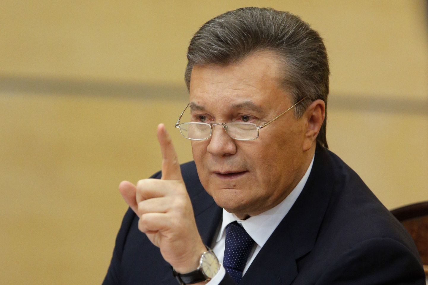 Viktor Janukovõtš esines Doni-äärses Rostovis toimunud pressikonverentsil ka 28. veebruaril.