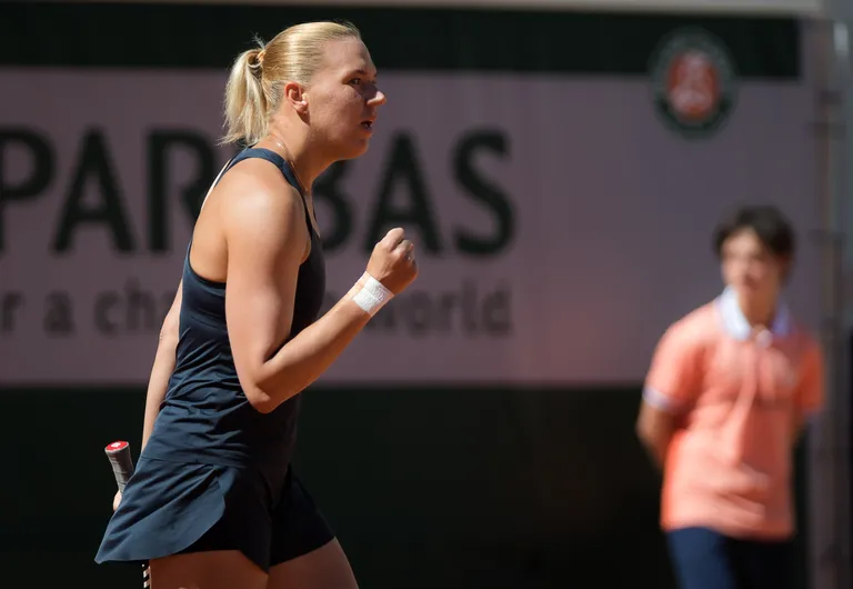 Kaia Kanepi Prantsusmaa lahtistel 2019. aastal.