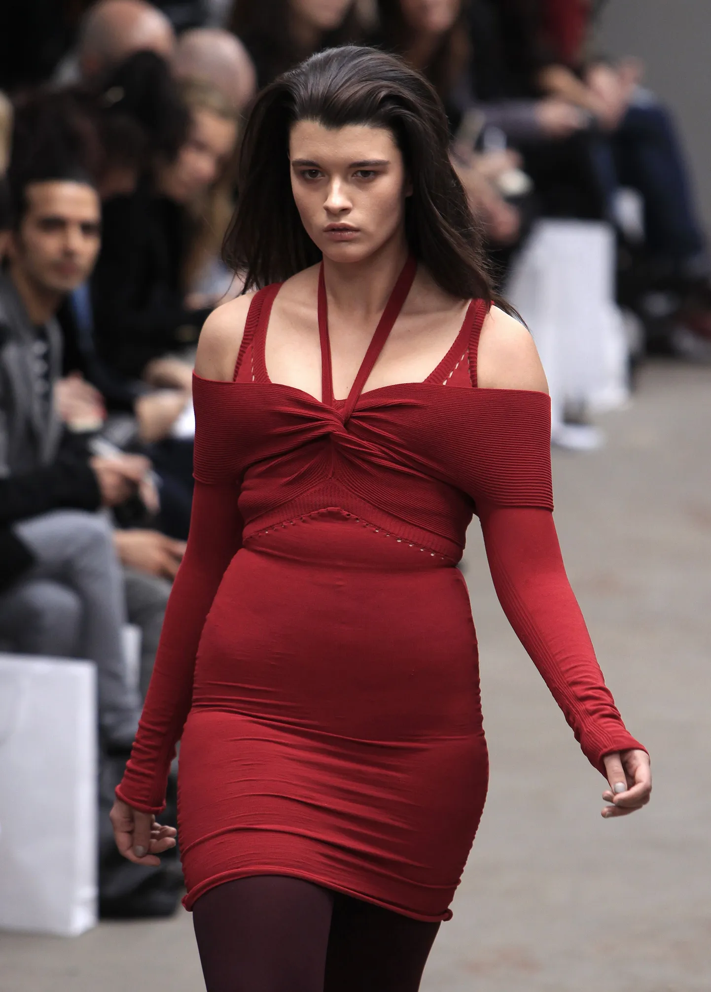 Модель "plus size" Кристал Ренн.