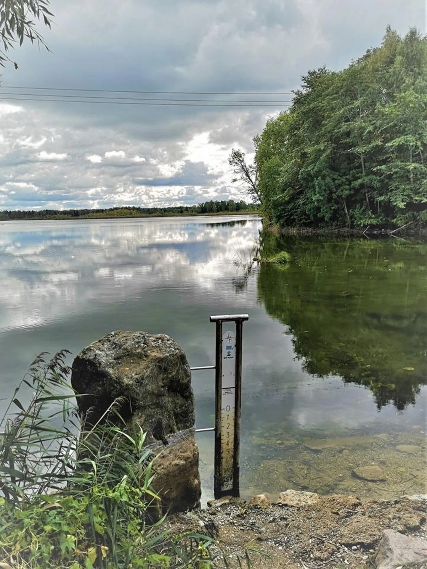 Porkuni järve veetase on alanenud.