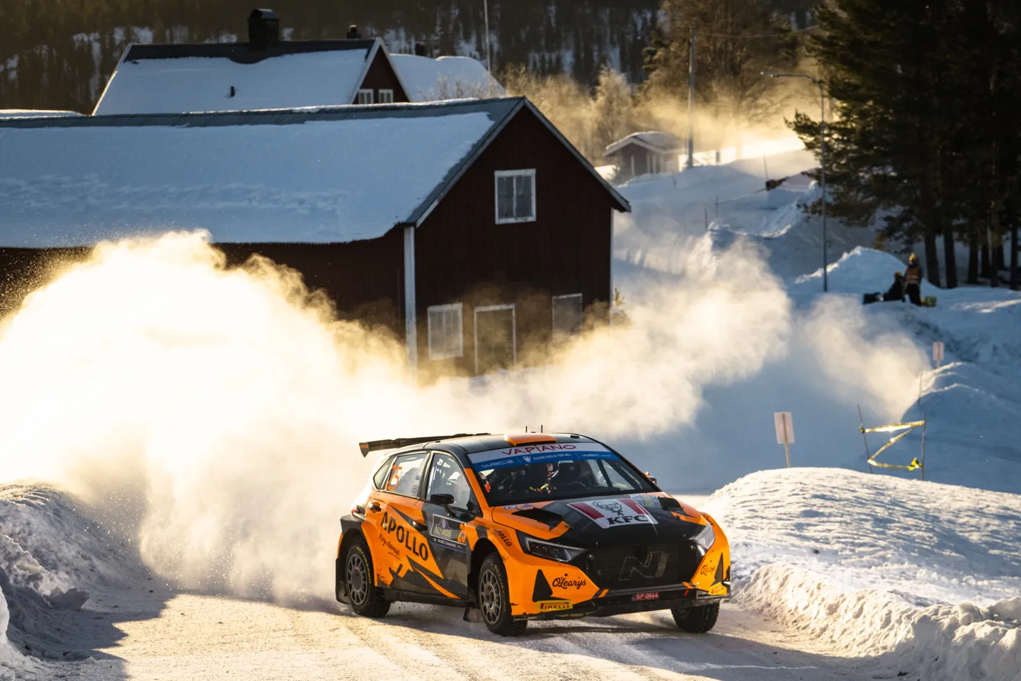 Georg Linnamäe Rootsi rallil.