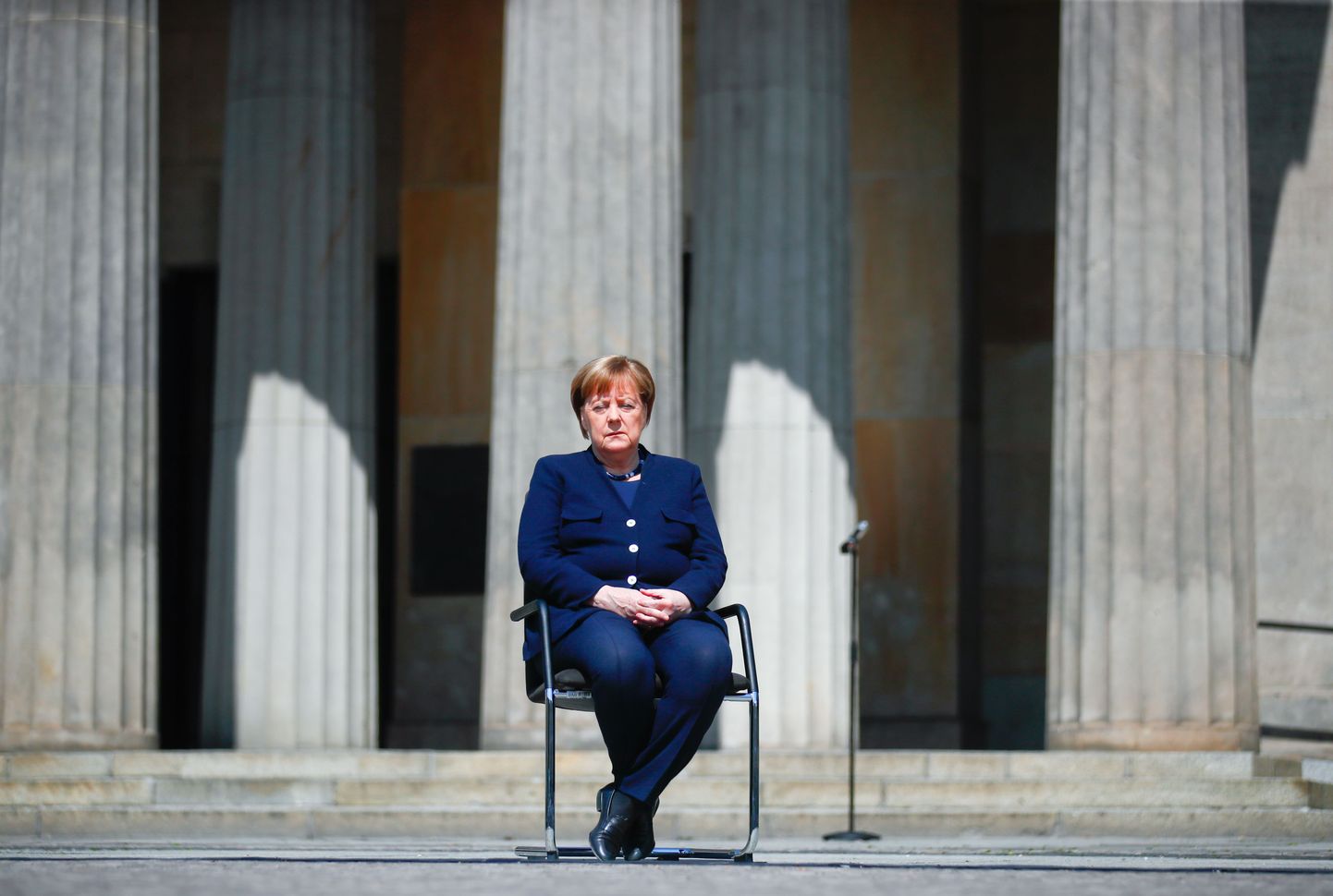 Saksa kantsler Angela Merkel 8. mail Berliinis.