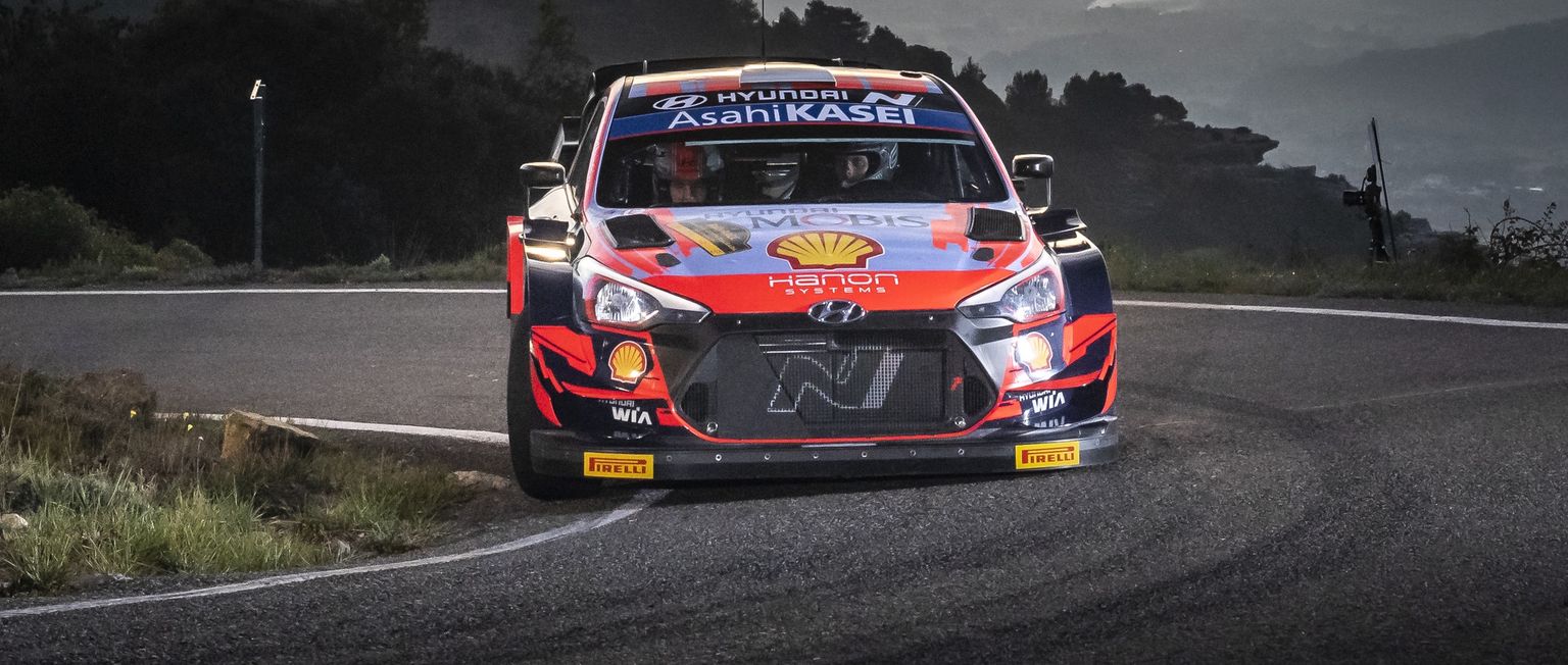 Ott Tänak ja Martin Järveoja Kataloonia MM-rallil.