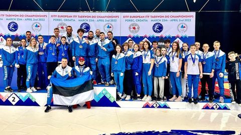 Эстонские таэквондисты привезли из Хорватии 20 медалей