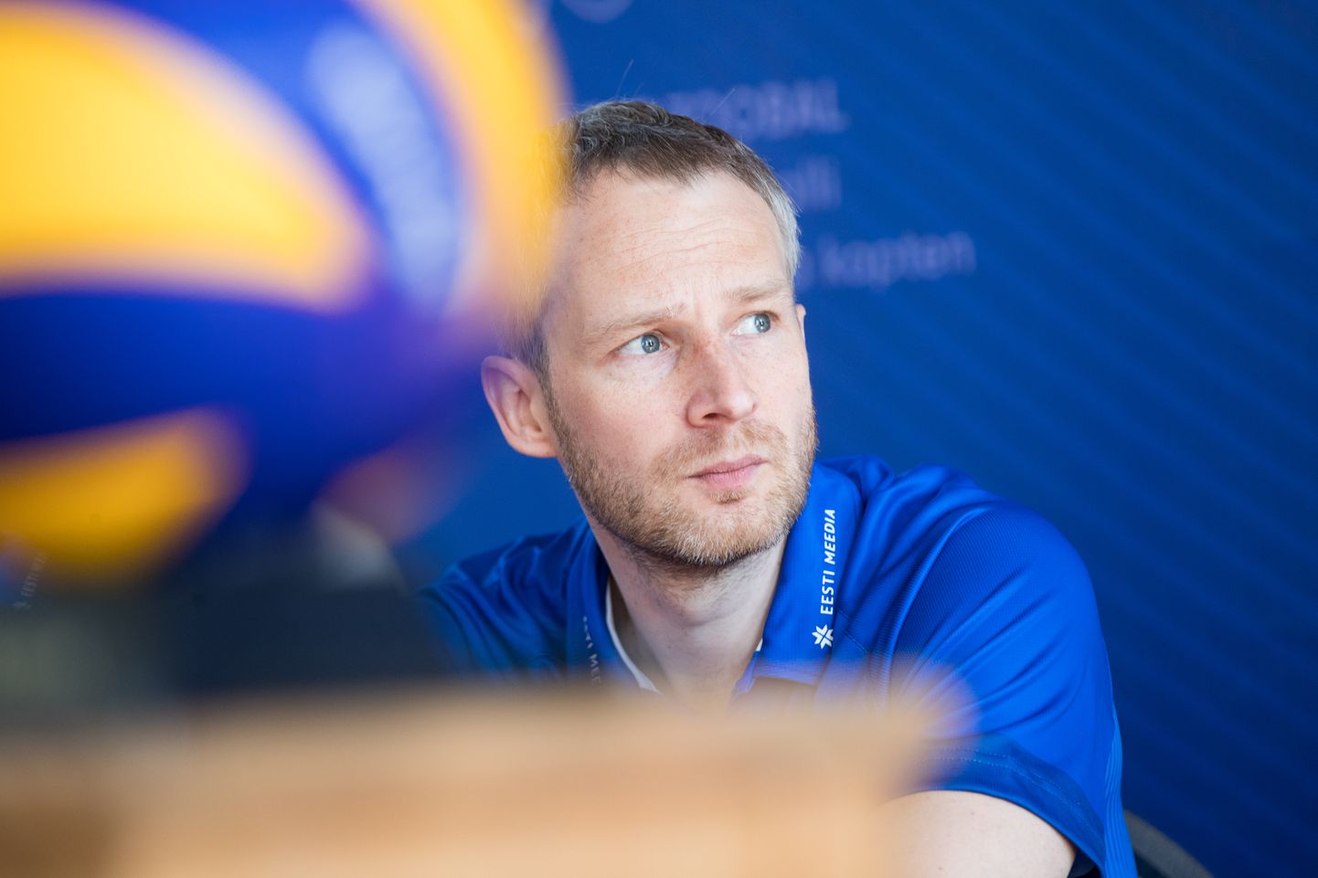 Eesti võrkpallikoondise kapten Kert Toobal.