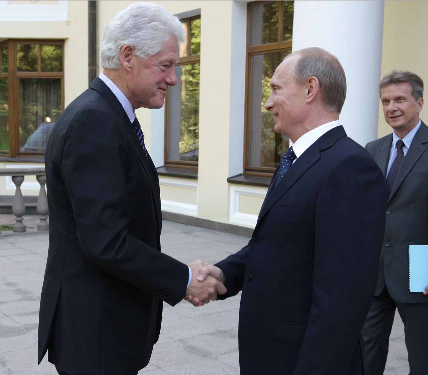 Билл Клинтон и Владимир Путин.