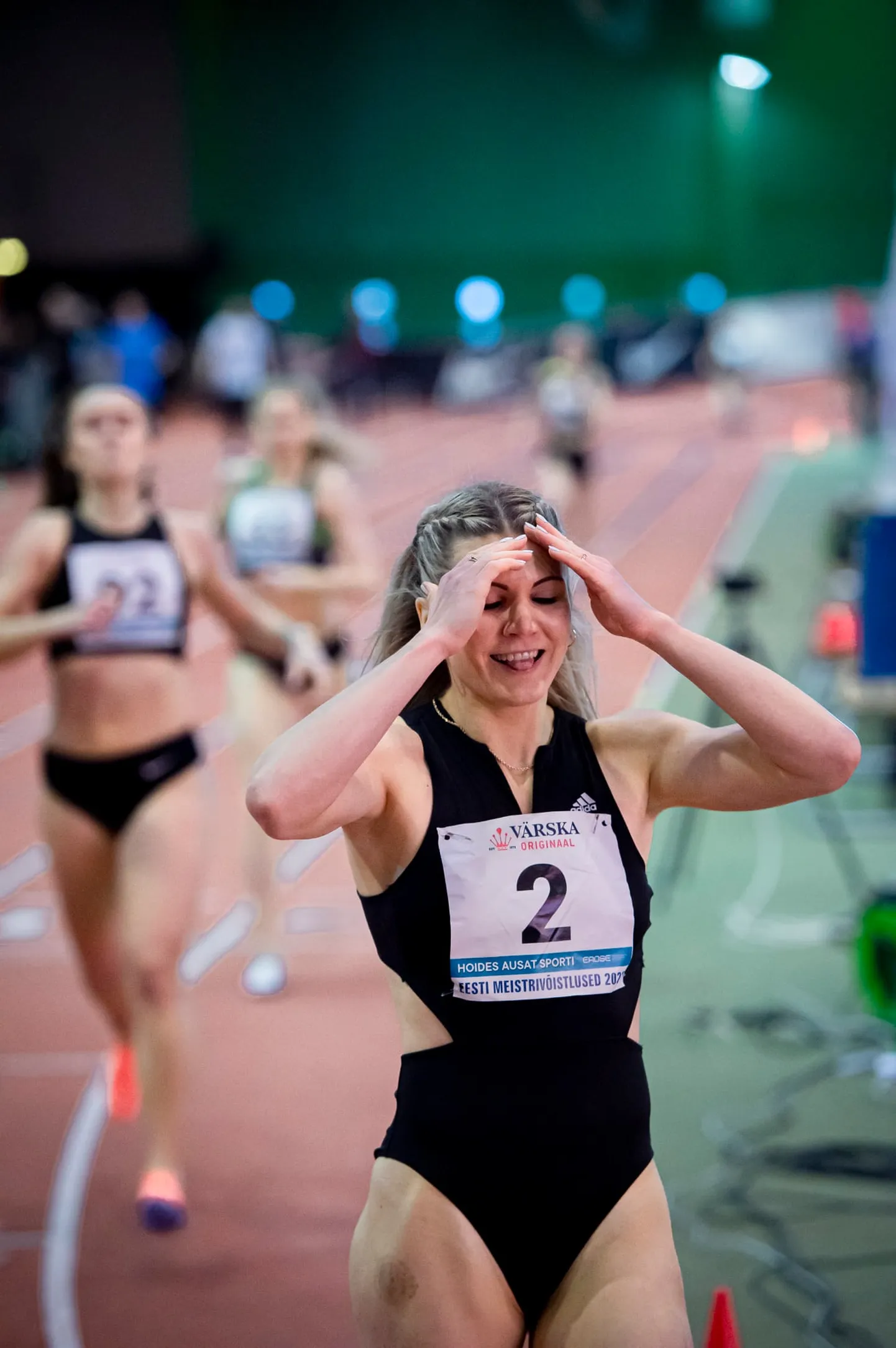 Järvalased kergejõustiku Eesti meistrivõistlustel. Marielle Kleemeier.