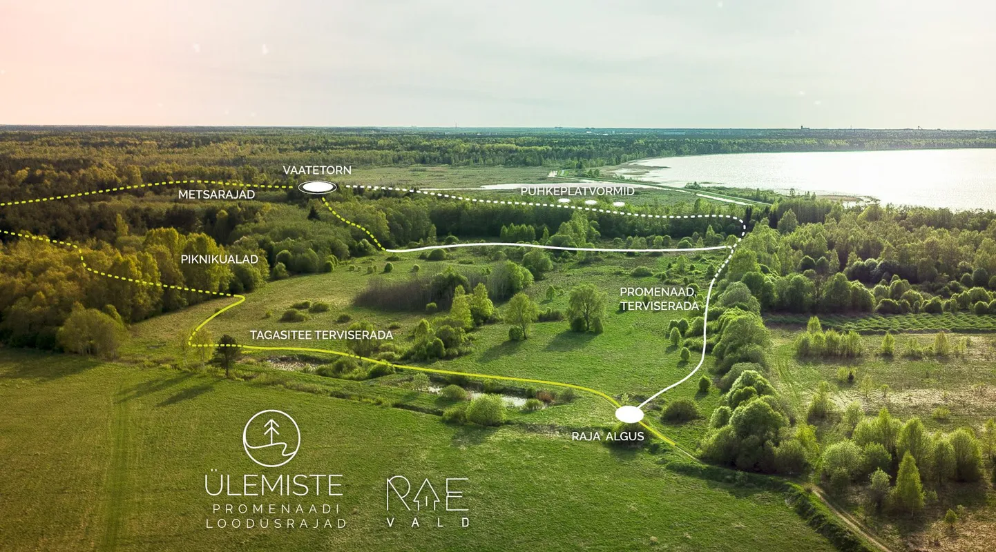 Ülemiste järve lõunakülje promenaadi eskiisprojekt.