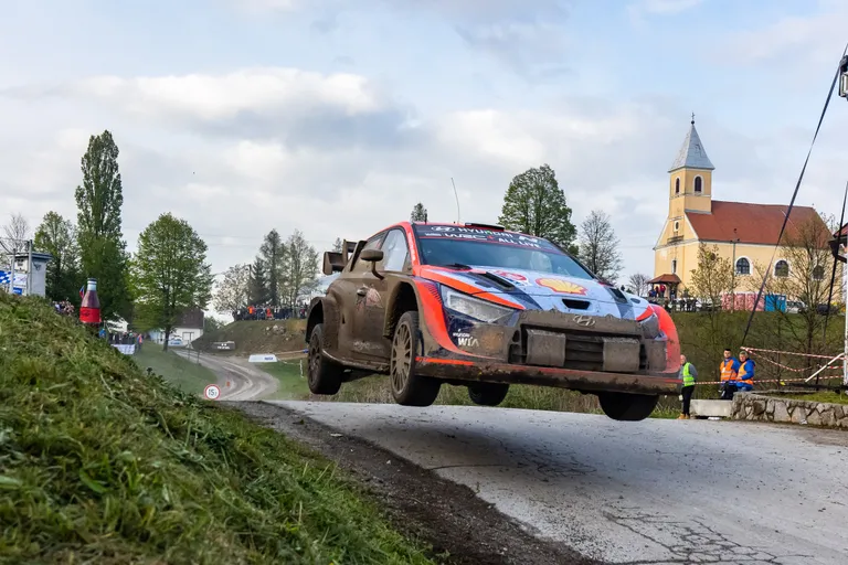 Ott Tänak ja Martin Järveoja Horvaatia MM-rallil.