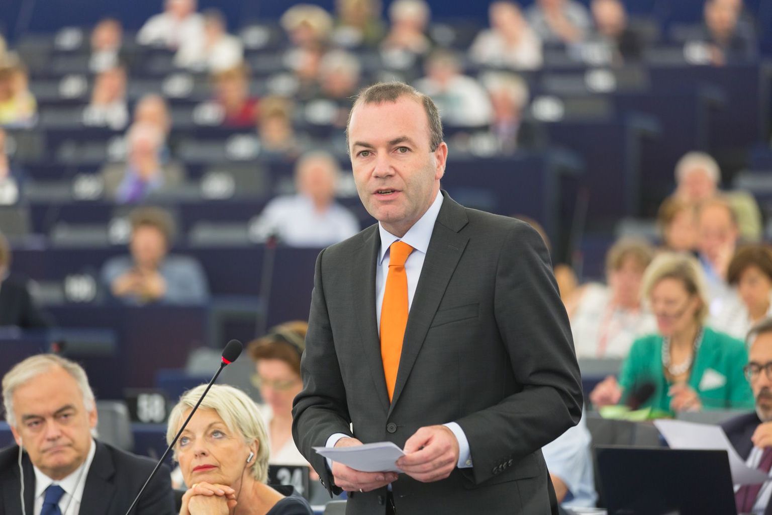 Euroopa Rahvapartei (EPP) fraktsiooni juht europarlamendis Manfred Weber.