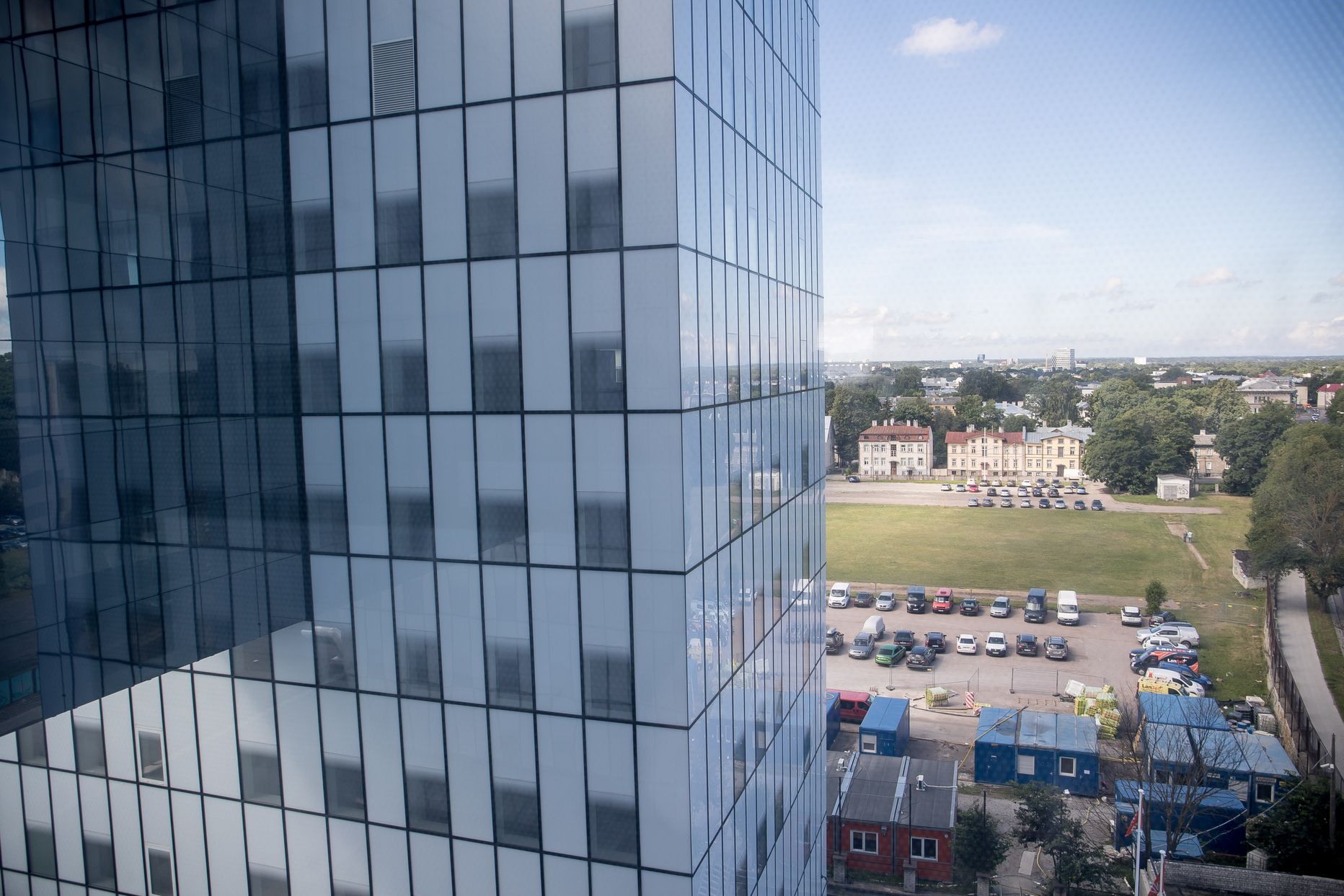 Tallinn 26.07.2017
Superministeerium. Ühisministerium. Uue ministeeriumihoone ettevalmistamine töötajate sissekolimiseks. Vaade aknast. 
FOTO: SANDER ILVEST/POSTIMEES