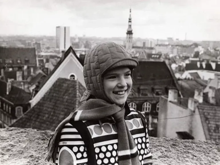 Полина Осетинская в Таллинне в детстве, из личного архива.