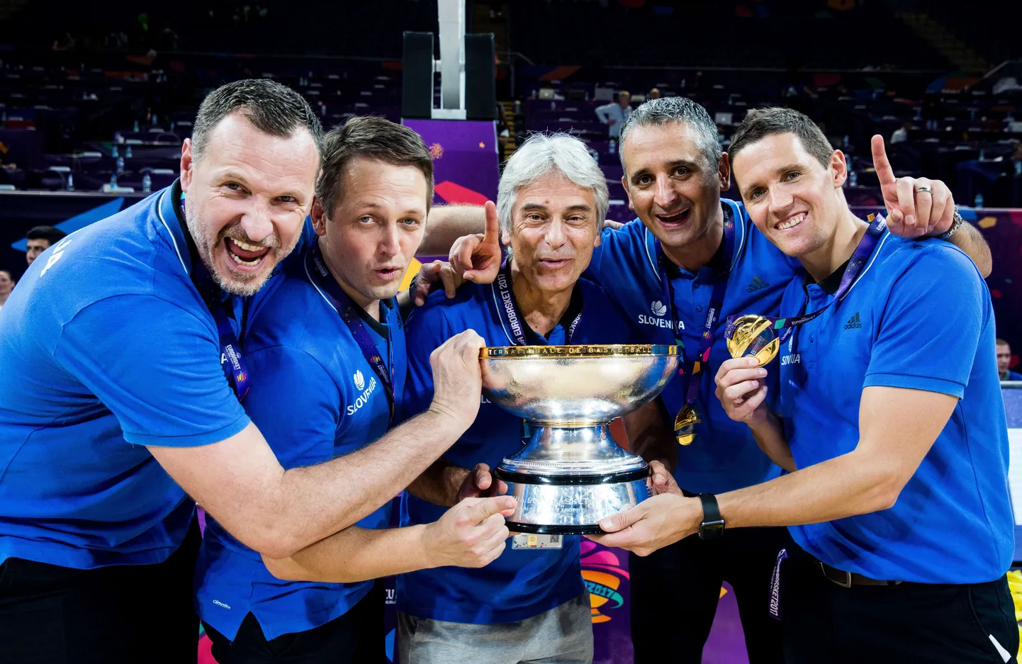 Rado Trifunovic (vasakult esimene) ja Igor Kokoškov (paremalt teine)