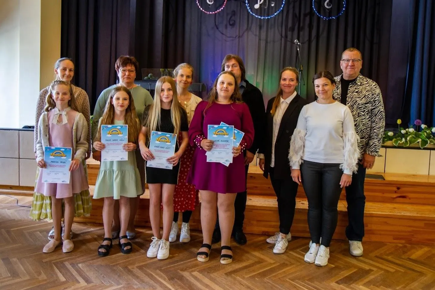 Kolmanda kontserdi tublimad koos oma juhendajate ja žüriiga
