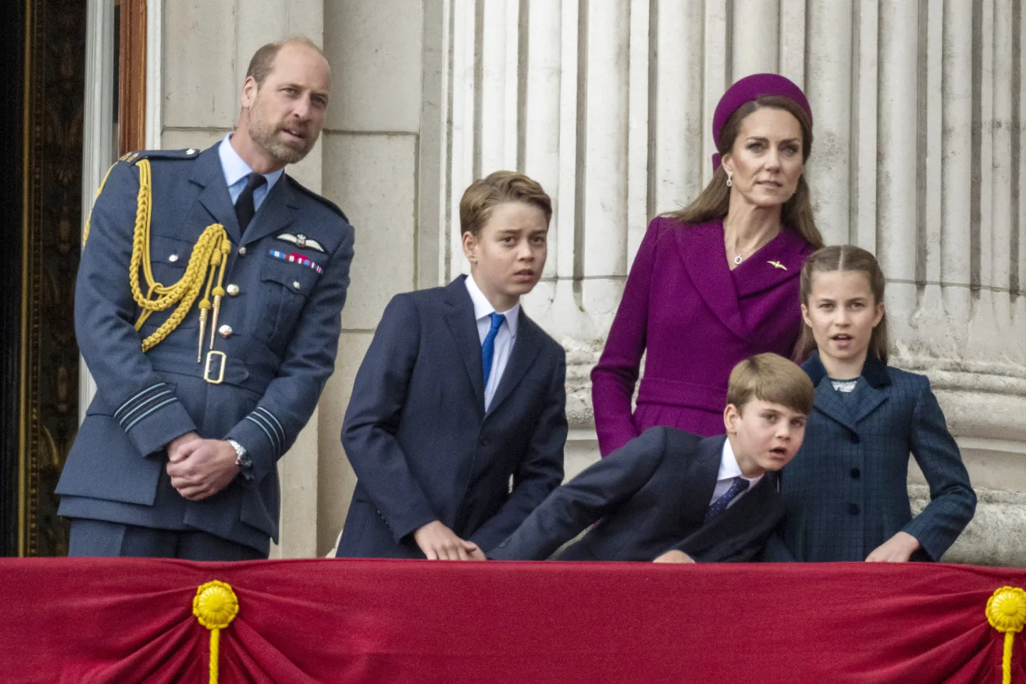 Prints William, printsess Catherine ja nende lapsed.
