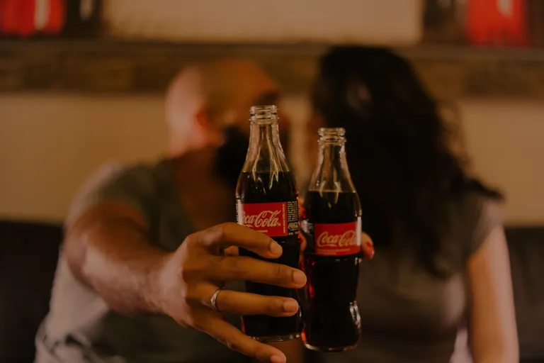 Coca-Cola. Pilt on illustreeriv