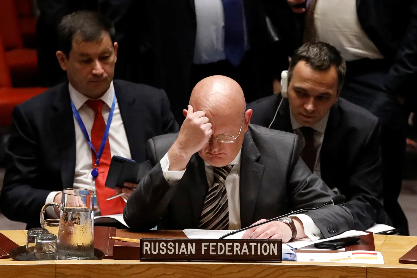 Venemaa suursaadik ÜROs Vassili Nebenzia.