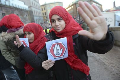 Noored moslemid Rootsis. Foto Scanpix