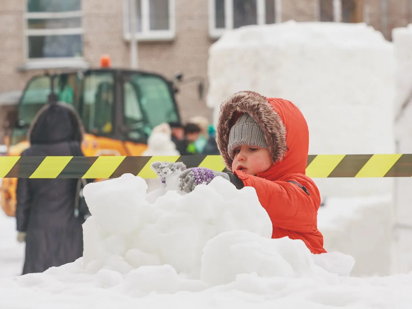Снежный городок. Иллюстративное фото.