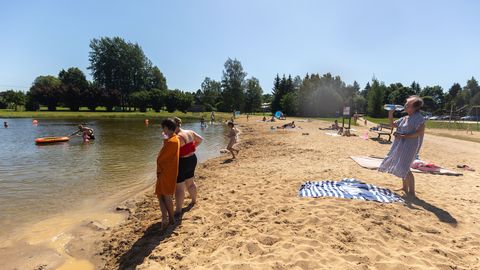 Maakonnakeskuse rannas taastus augustiks tavapärane vaikelu