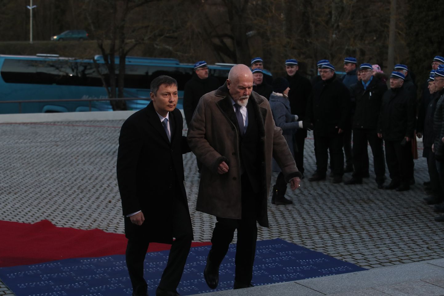 Михаил Кылварт со своим отцом Юло Кылвартом, 24.02.2020