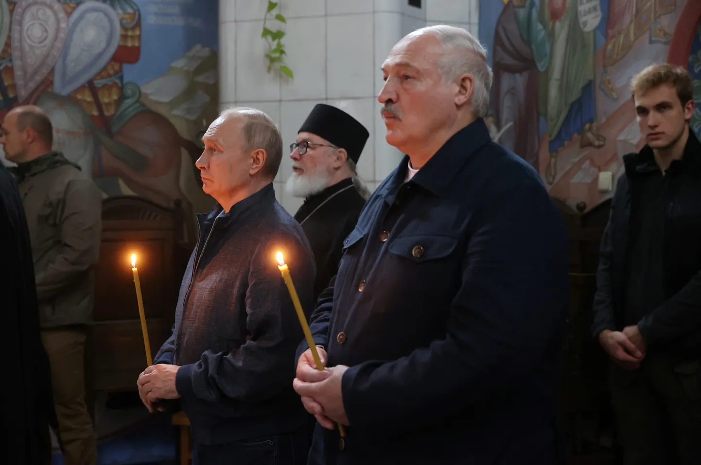 Владимир Путин и Александр Лукашенко.