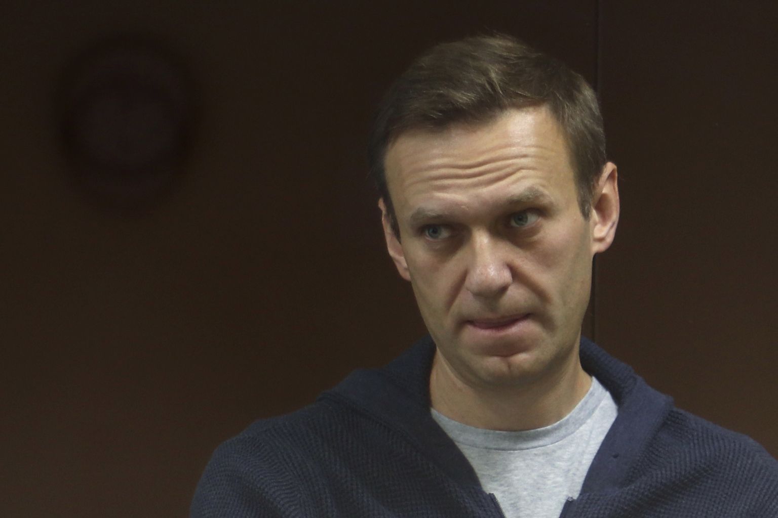 Aleksei Navalnõi kohtusaalis.
