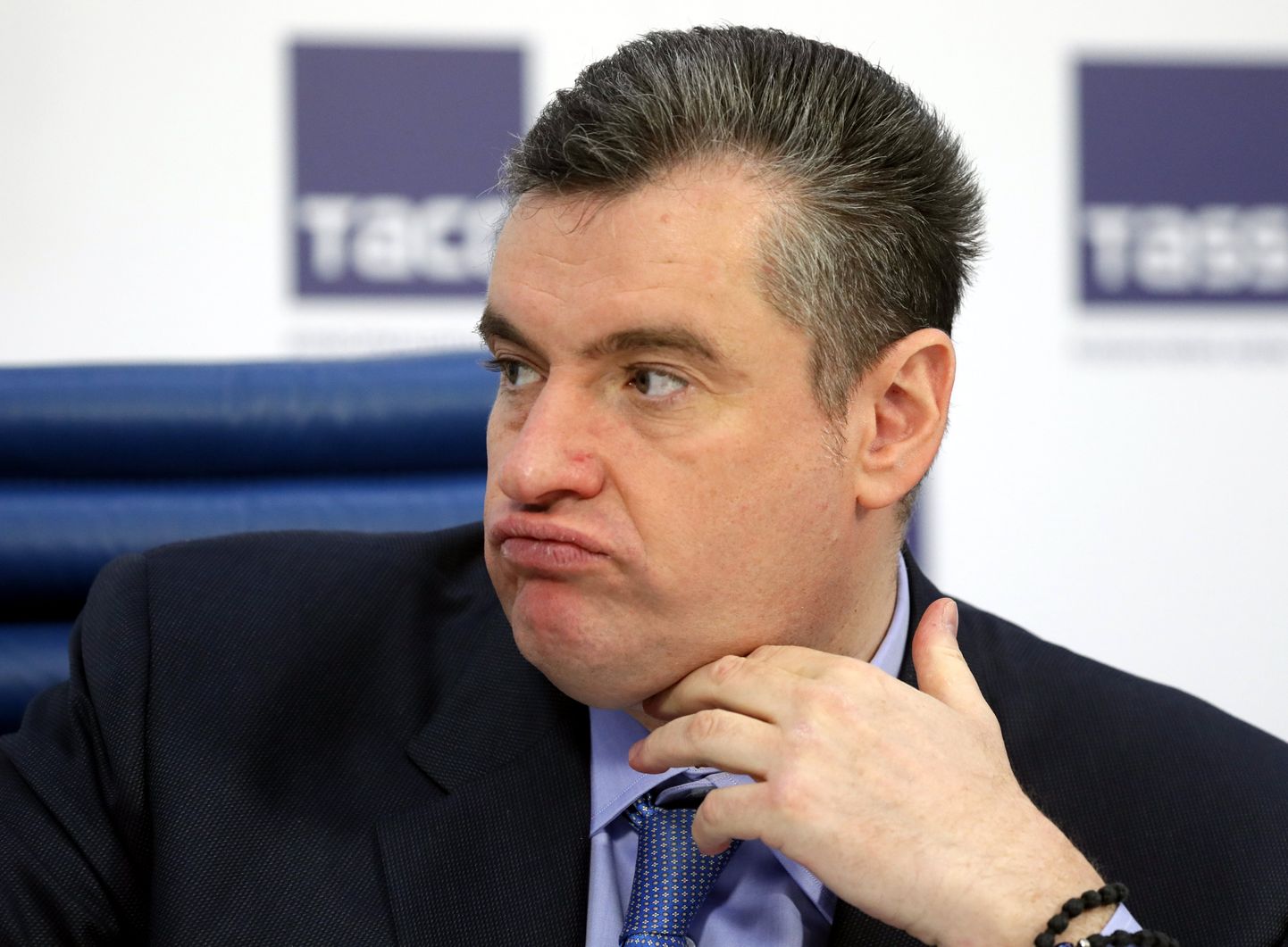 Vene riigiduuma väliskomisjoni esimees Leonid Slutski.