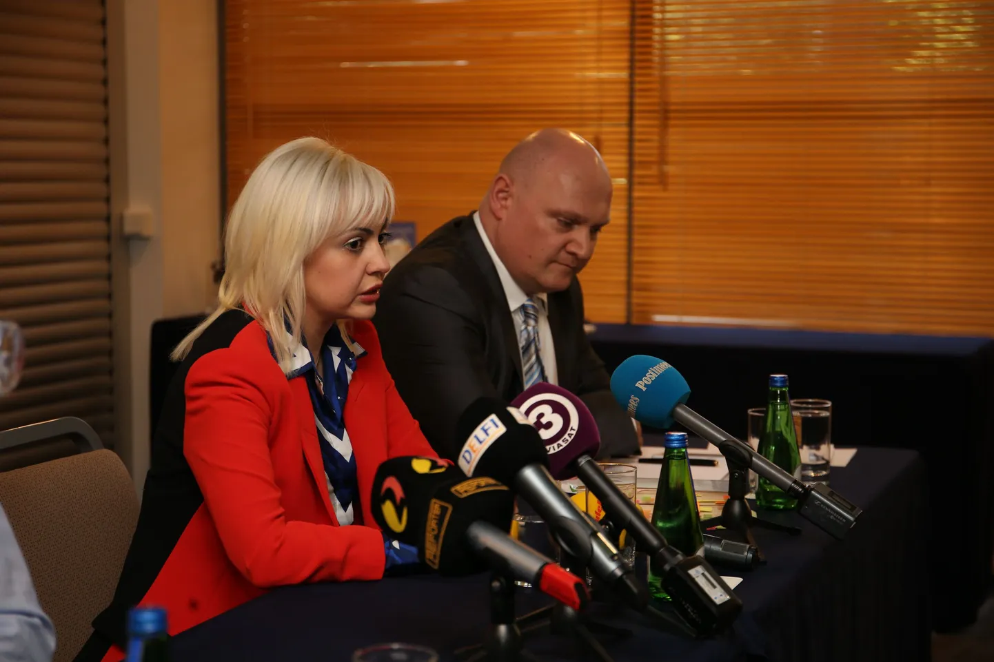 Vanglast vabanenud Anna-Maria Galojan ajas kokku pressikonverentsi.