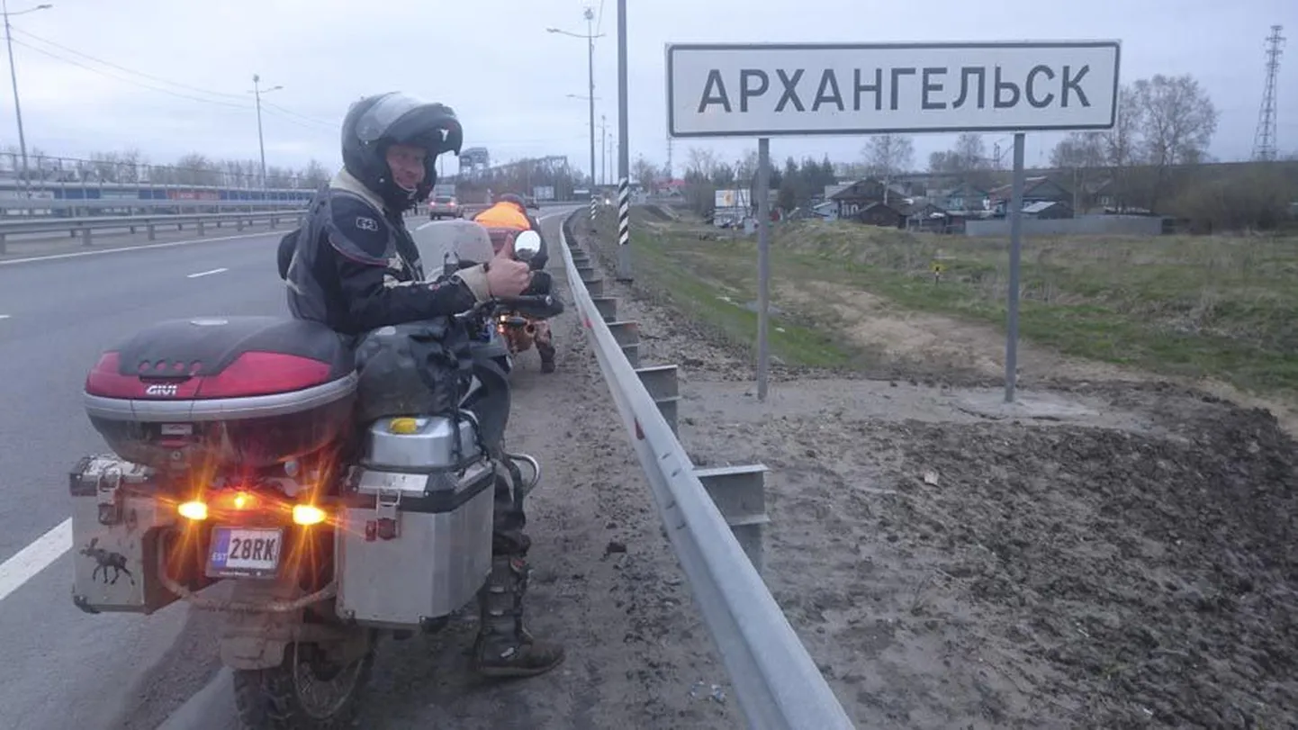2000 kilomeetrit BMW R 1200 GS-i sadulas ja õnnelikult Arhangelskis.