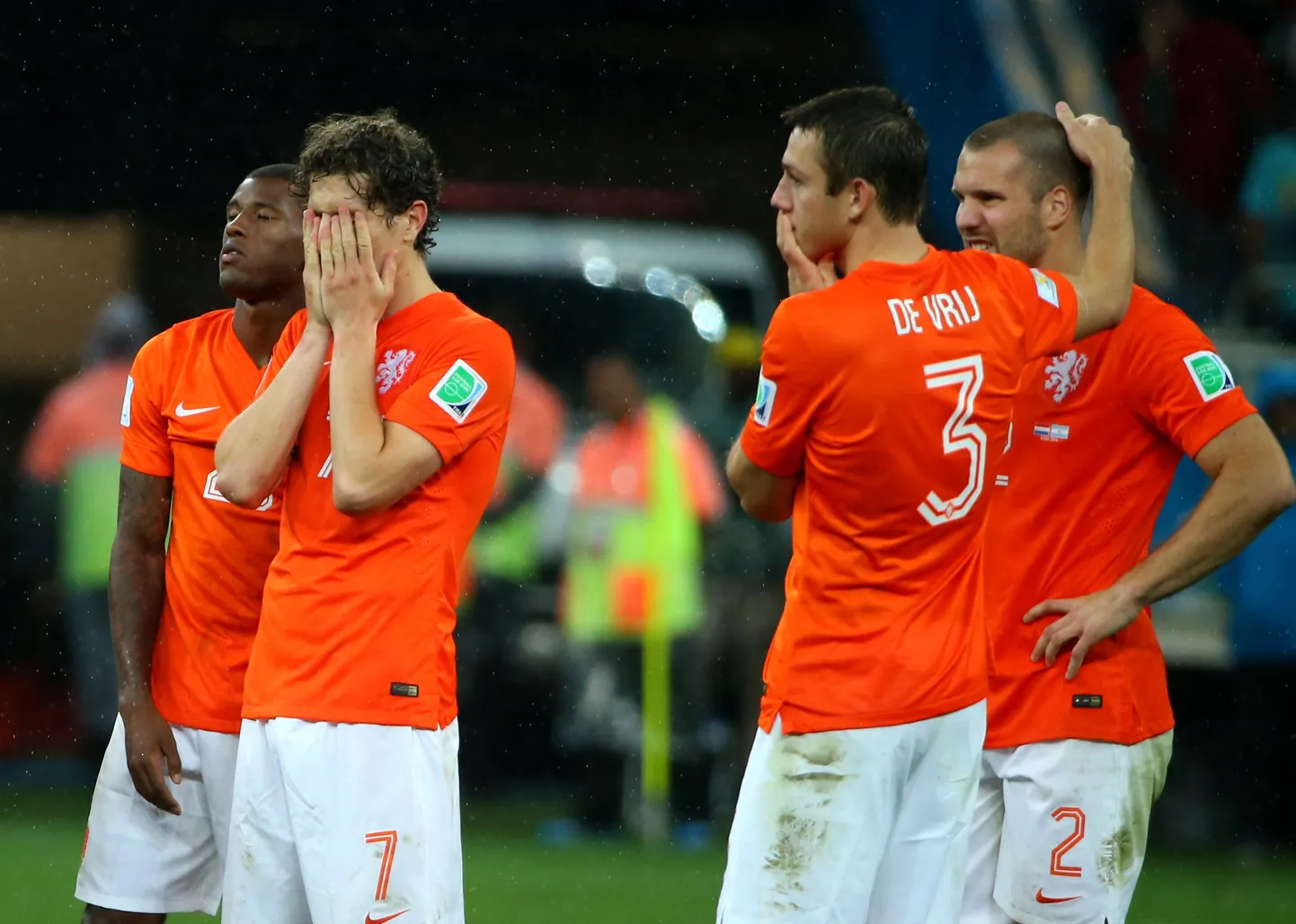 Hollandi jalgpallikoondise mängijad.