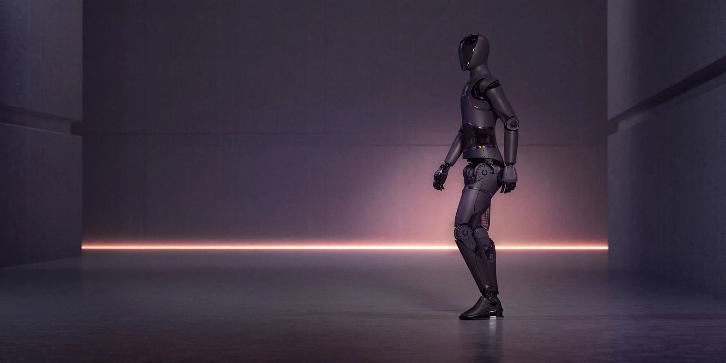 Üks vähestest piltidest, mis avaldatud uue Figure 01 humanoidroboti kohta näitab, et see kõnnib inimese moodi.