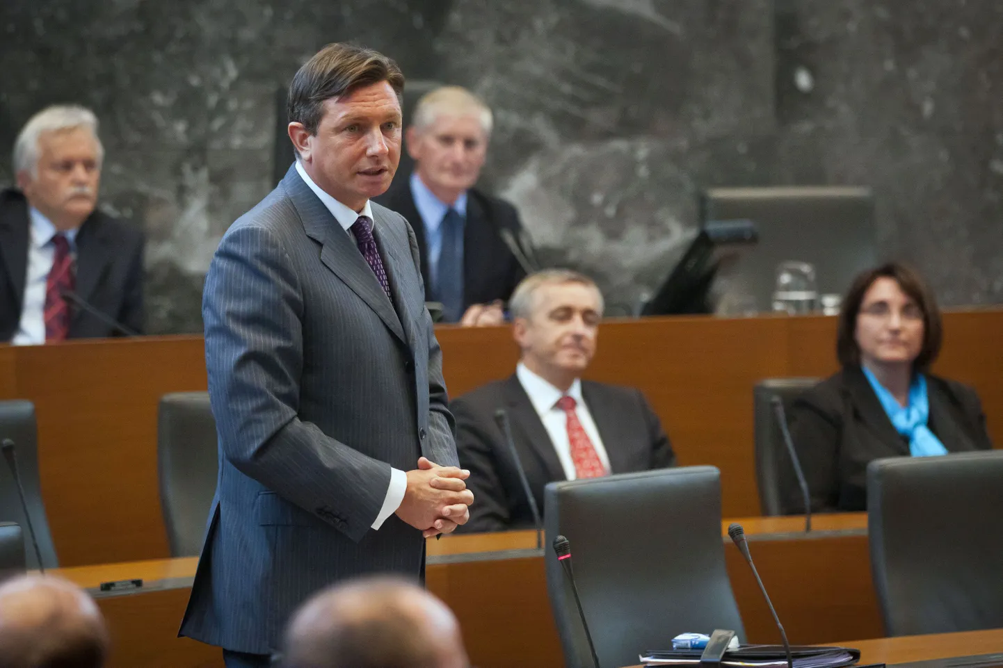 Sloveenia endine peaminister Borut Pahor.