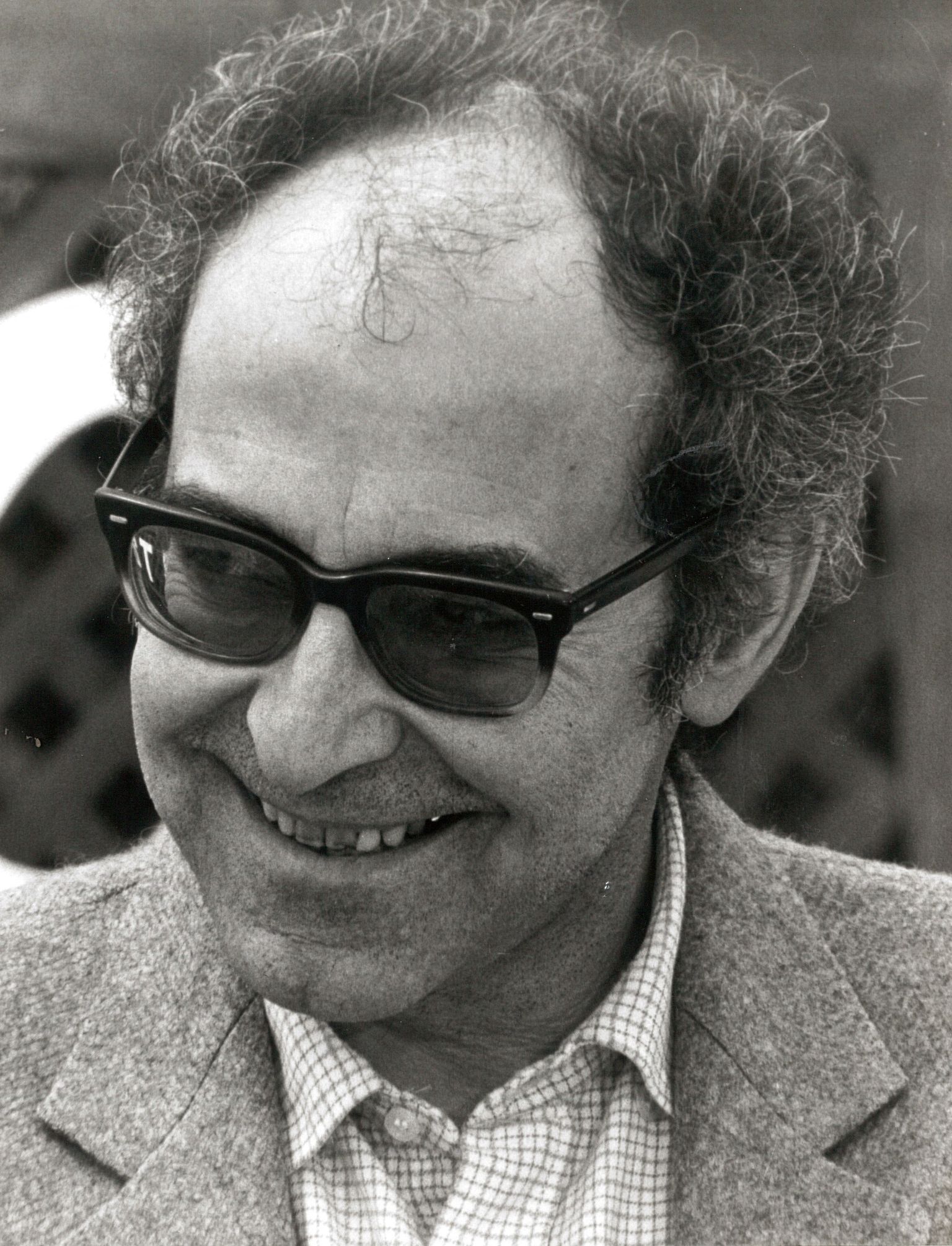 Režissöör Jean-Luc Godard Cannes'i filmifestivalil 1985. aastal.