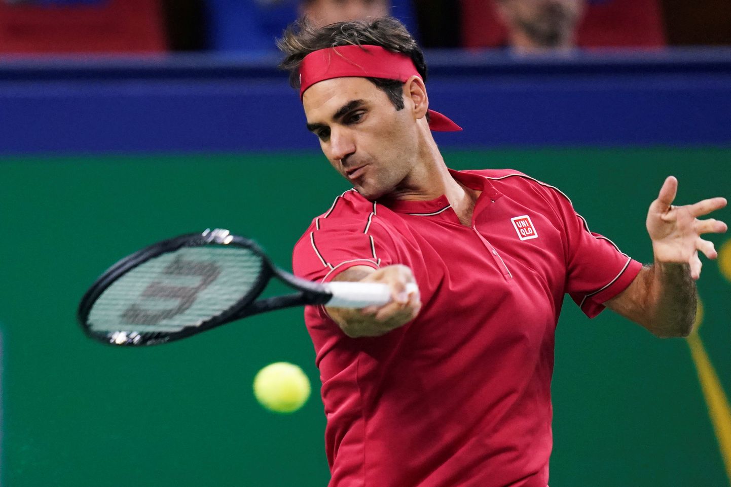 Roger Federer alistas Shaghai Mastersi teises ringis hispaanlase Alberto Ramos-Vinolase