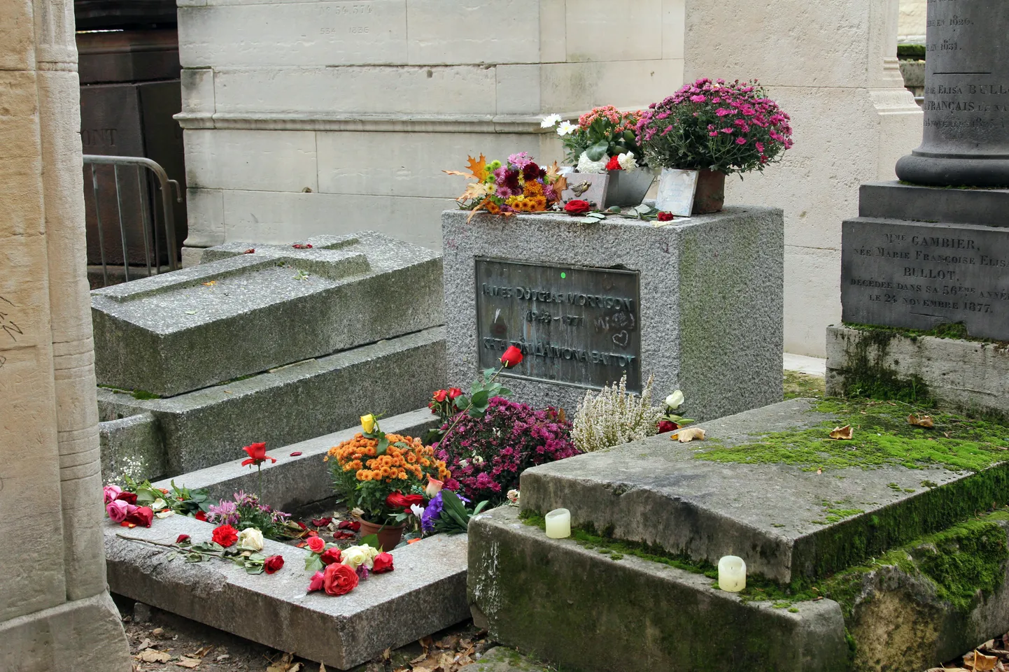 "The Doors" dziedātāja Džima Morisona atdusas vieta