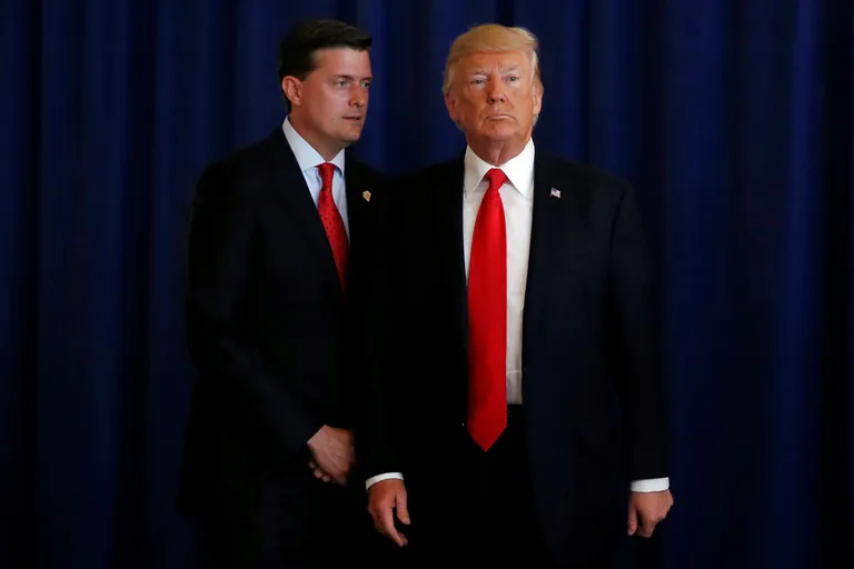 Donald Trump ja Rob Porter.