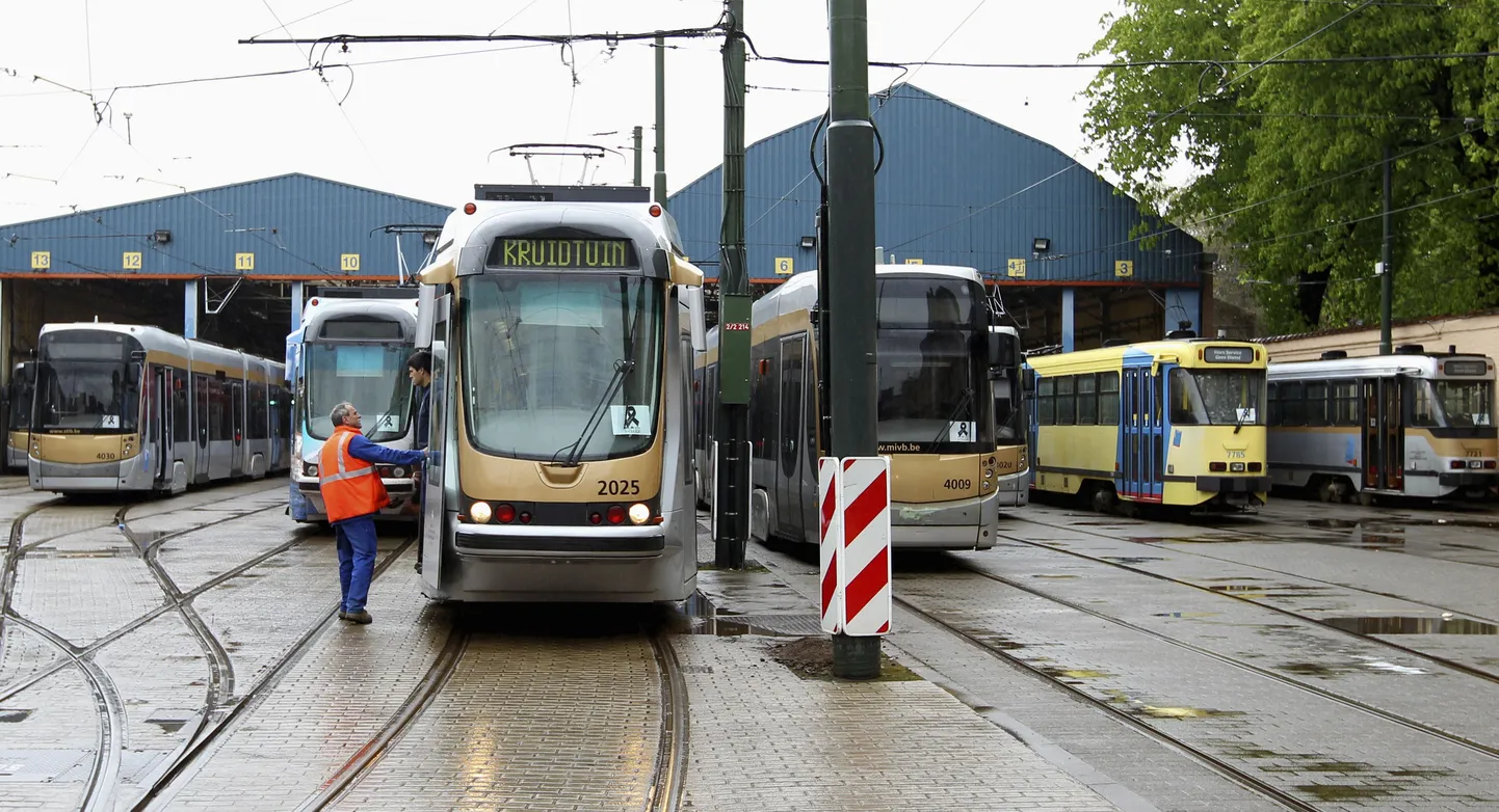 Brüsselis ei sõida täna ka trammid.