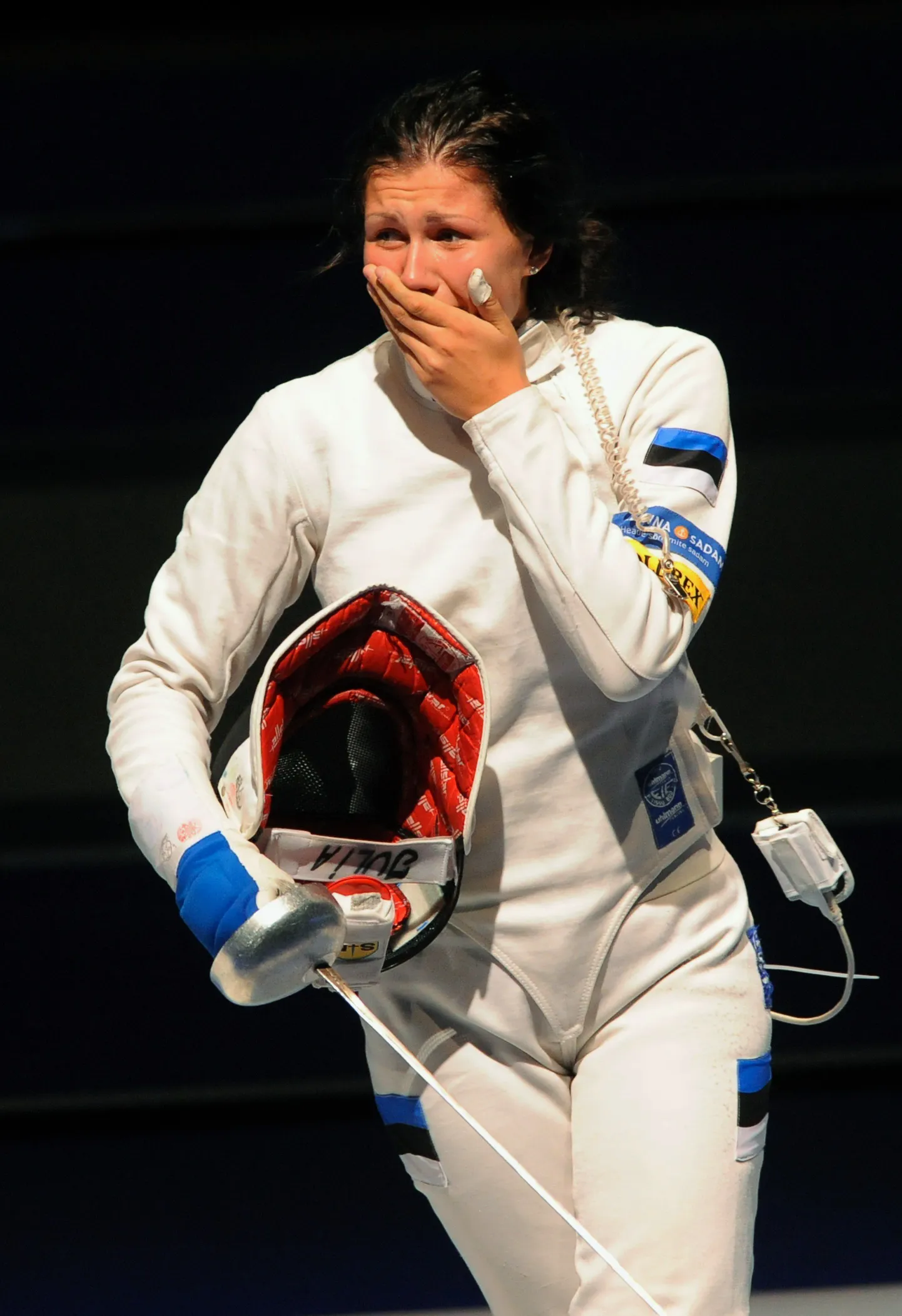 Julia Beljajeva pärast MMi võidukat finaali