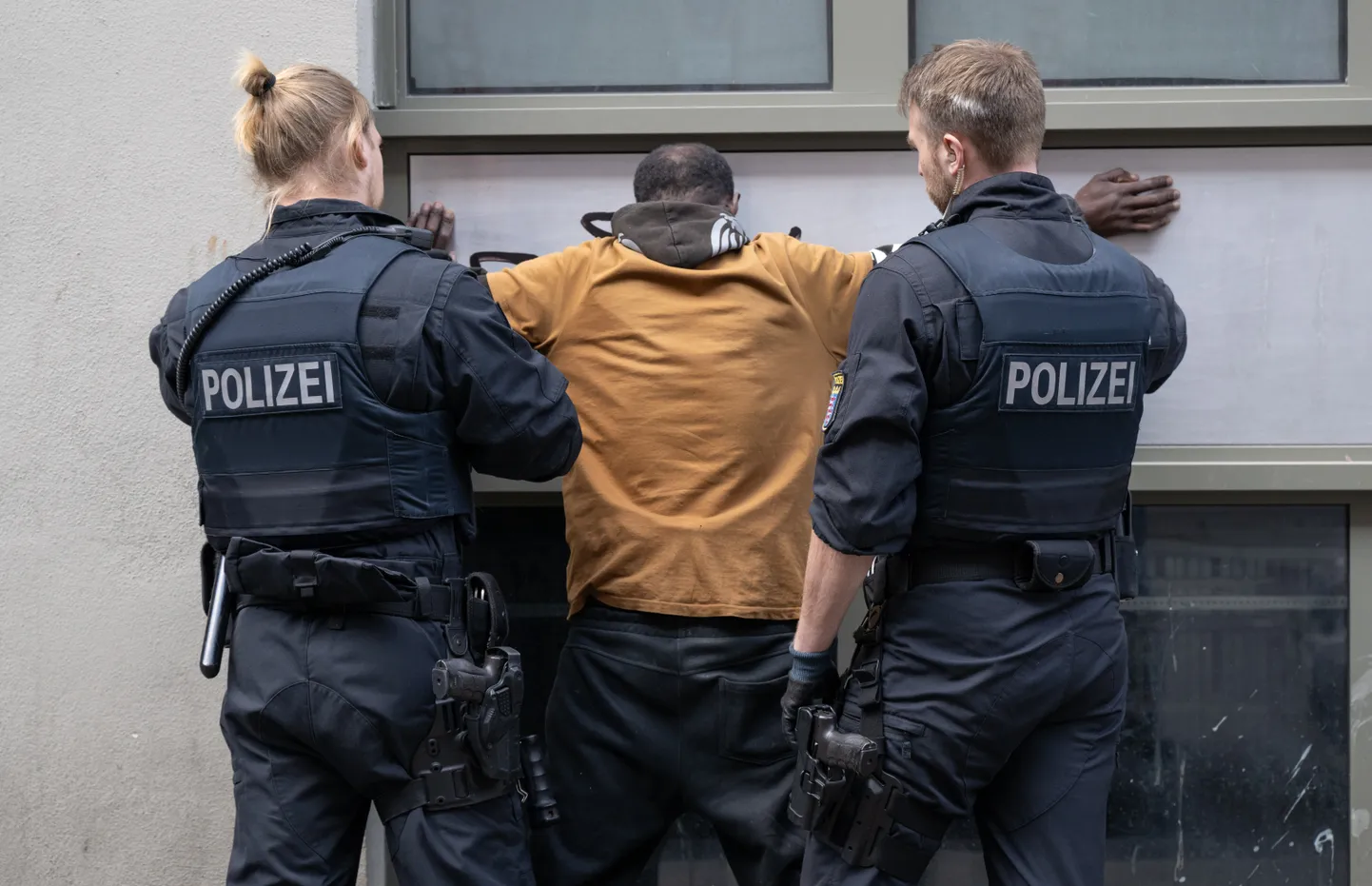 Frankfurti politseiametnikud. Foto on illustratiivne.