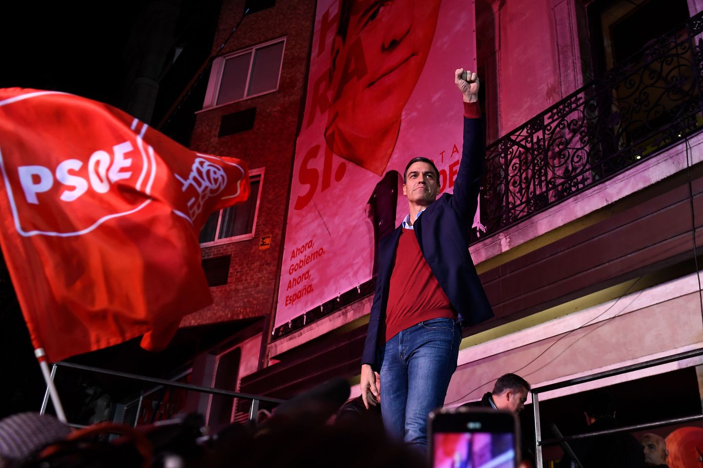 Hispaania Sotsialistliku Partei liider, peaministri kohusetäitja Pedro Sánchez.