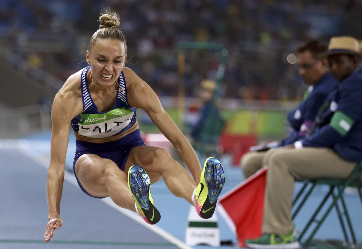 2016 Rio Olympics - Athletics - Final - Women's Long Jump Final - Olympic Stadium - Rio de Janeiro, Brazil - 17/08/2016. Ksenija Balta (EST) of Estonia competes. REUTERS/Phil Noble  FOR EDITORIAL USE ONLY. NOT FOR SALE FOR MARKETING OR ADVERTISING CAMPAIGNS.
